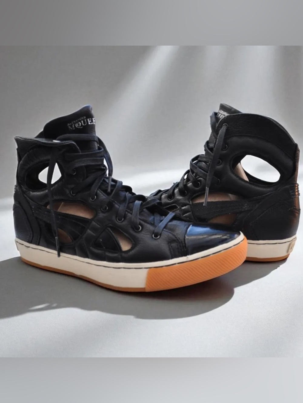 Alexander McQueen x Puma Vulcan Mid Cut Out high-top